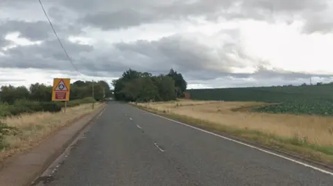 Google A general view of the A199 in East Lothian