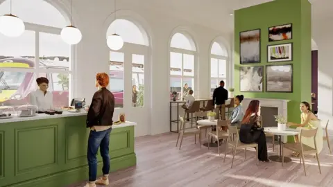 East Midlands Railway Redeveloped Boston railway station