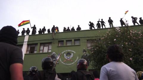 Bolivia Protests: Ruling Party Urges Support For Evo Morales - BBC News