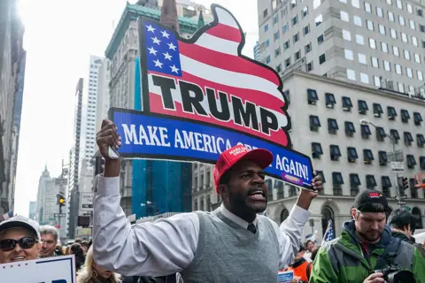 Getty Images Black Trump supporter