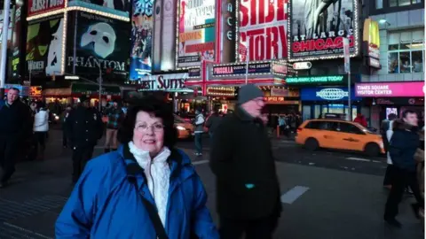 Family photo Luke's grandmother Joan Hereford in New York