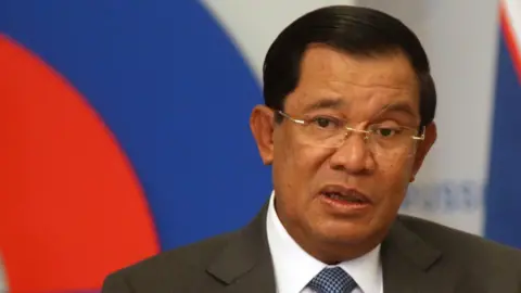 Getty Images Cambodian Prime Minister Hun Sen