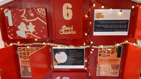 NINE RED Presents Advent calendar