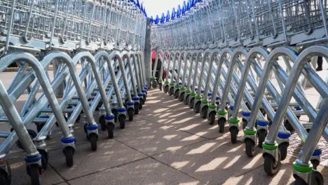 Getty Images Supermarket trolleys