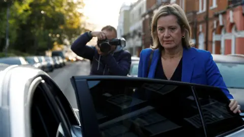 Reuters Amber Rudd gets into a car