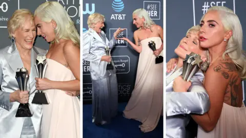 Getty Images/Reuters Glenn Close and Lady Gaga