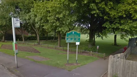 Google Beeston Fields Park in Nottinghamshire