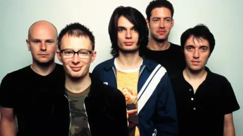 Getty Images Radiohead in 1997