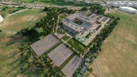 Kirklees Council Artist impression of the new shool