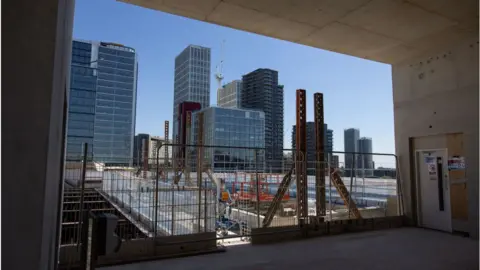 Getty Images Sadlers Wells East construction site