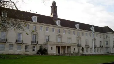 Geograph Wiltshire County Council's offices