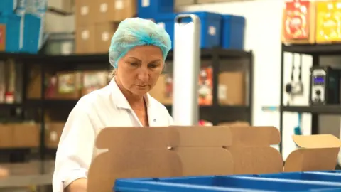 Bakedin worker packing box