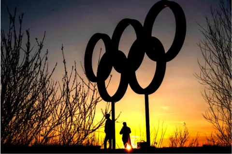 Getty Images Rings at sunset