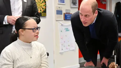 PA Media Prince William in Moss Side