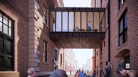 Feilden Clegg Bradley Studios Link bridge between the Martin Luther King Jr building and Hartley Pavilion