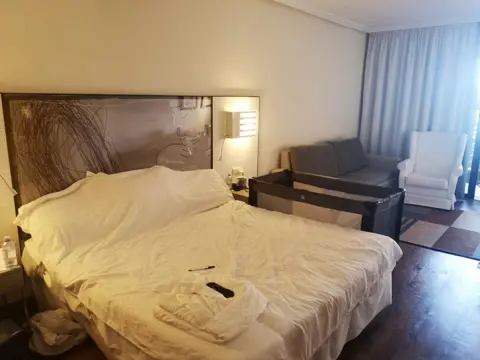 Hannah Green Hannah's hotel bedroom