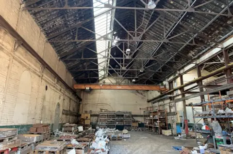 Stuart Porthouse Inside the shed