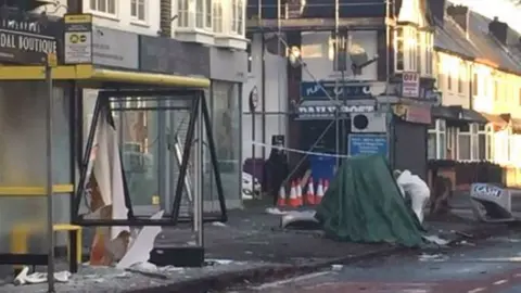 BBC blown-up cash machine