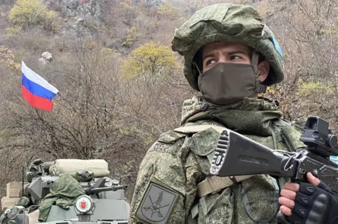 BBC Russian peacekeeper in Dadivank