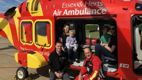 Essex and Herts Air Ambulance Charlotte Smith meets Essex and Herts Air Ambulance