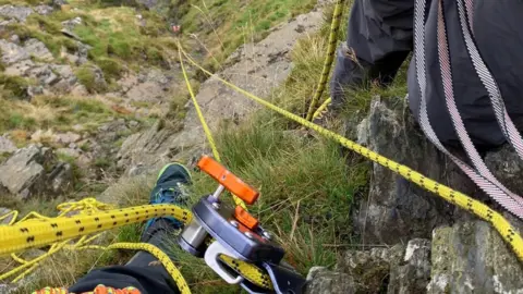 Keswick Mountain Rescue Rescue scene