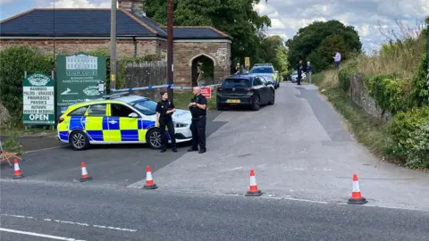 BBC Police at the scene