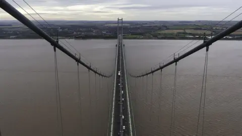 Dan Urben The view from the bridge towards Lincolnshire