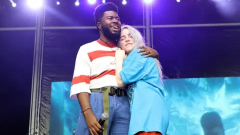 Getty Images Khalid and Billie Eilish