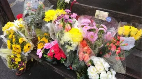 Lesley Owen Flowers left for Coley