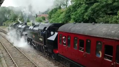 East Somerset Railway Engine 41313 restored by East Somerset Railway
