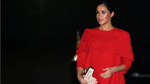 Reuters Meghan, Duchess of Sussex, arrives at the Casablanca Airport in Casablanca