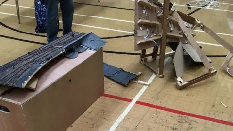 Market Deeping Model Railway Club Model railway damage