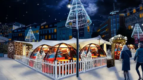 Seventa Events Bournemouth's planned igloos and Christmas market