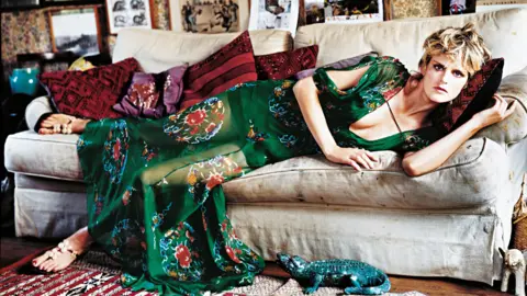 Getty Images Tennant in a 2001 photoshoot for Vogue magazine