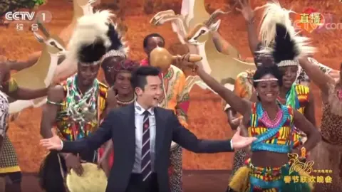 Youtube/CCTV Spring Festival Gala with Chinese actors in blackface