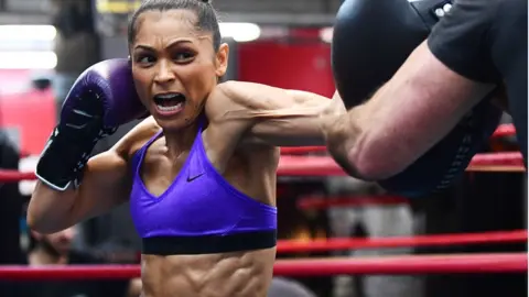 Getty Images A fighter trains at Gleason's