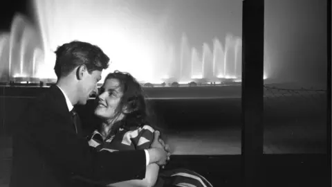 Getty Images Des O'Connor and Phyllis Gill