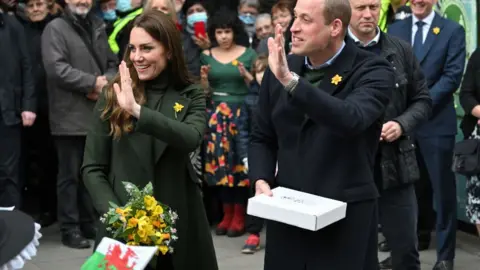 Getty Images Prince william and catherine in Wales