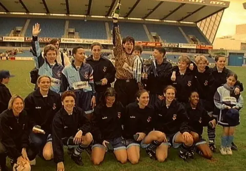 Tony Marshall/EMPICS Sport Croydon's 1996 FA Cup winners