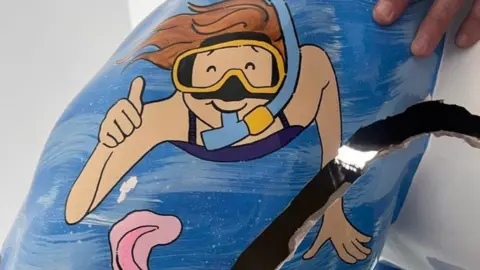 St Oswald's Hospice Damaged Shaun