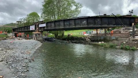 Black Bridge, on the Cambrian Line, near Machynlleth, since it has been raised 1m (3.2ft)