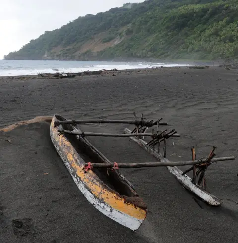 TORSTEN BLACKWOOD Outrigger canoe