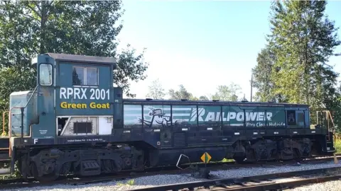 H2M The Green Goat train