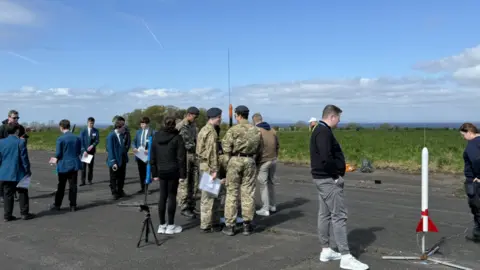 Competitors gather at event at Nutts Corner