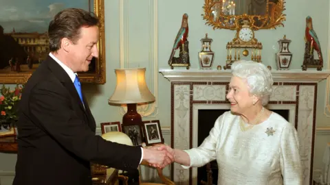 Getty Images David Cameron and the Queen