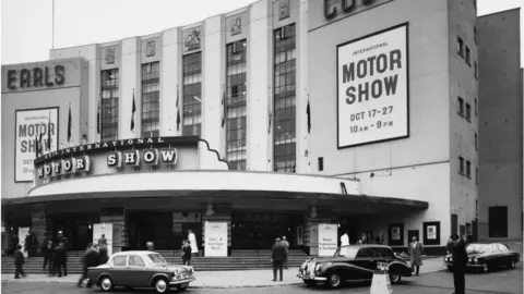 Peter King/Getty The 49th British International Motor Show at the Earls Court Exhibition Centre on 24 October 1962