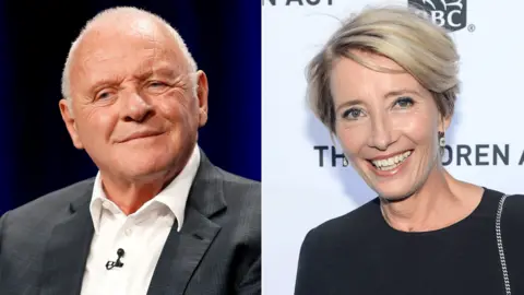 Reuters/Getty  Anthony Hopkins, Emma Thompson