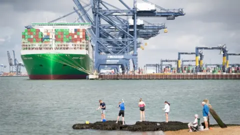 PA Media Ship at Felixstowe