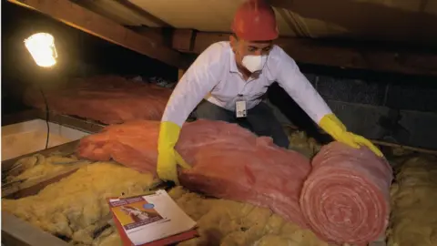 Centrica Laying loft insulation