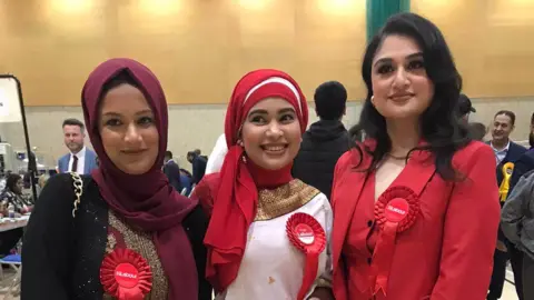 Louise Parry/BBC Umme Ali, Fatima Begum, Alia Khan